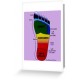 Reflexology Foot Greeting Card